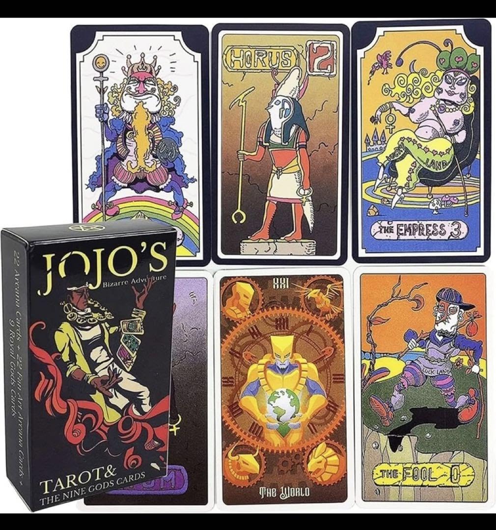 ジョジョ　タロットカード ジョジョの奇妙な冒険 タロットカード A 84 デッキ オラクル